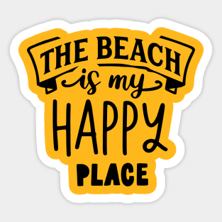 Summer Beach - The Beach is my Happy Place Sticker